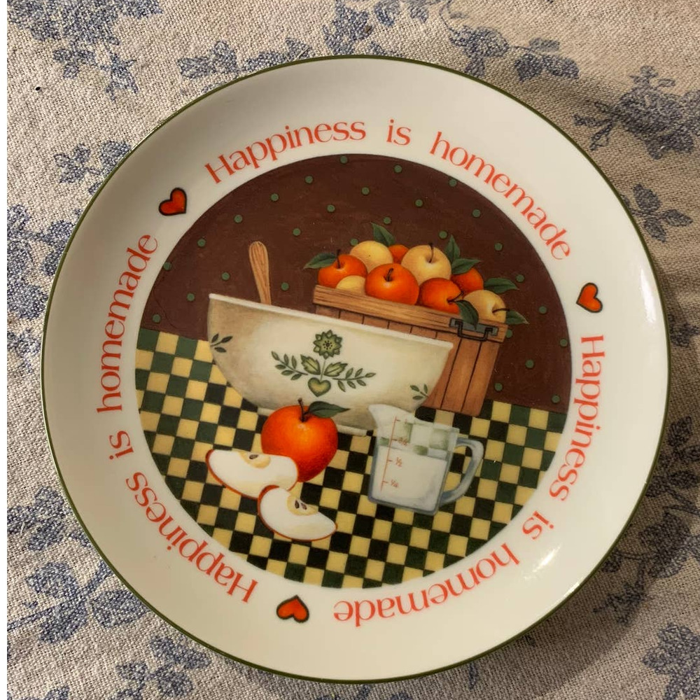 Vintage 1984 Happiness is Homemade American Greetings Plate